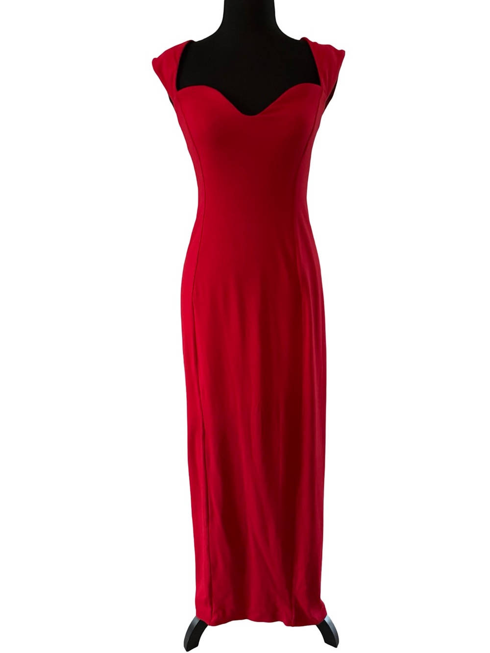 Oh Polly Red Sweetheart Maxi Dress